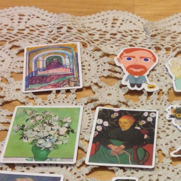 Stickers, Art, Painting theme, 10 cellphone stickers - Picture 5 of 6